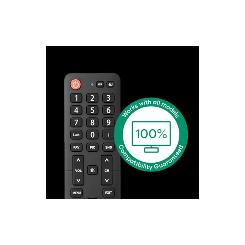 One For All Hisense TV Replacement remote URC1916 – Works