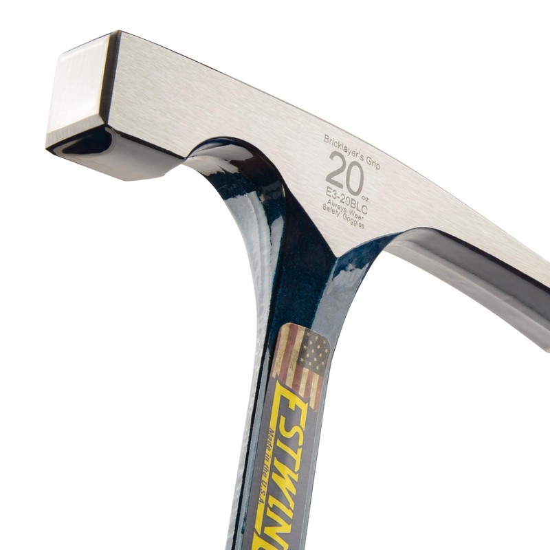 Estwing - E3‐20BLC Bricklayer's/Mason's Hammer - 20 oz Masonary Tool
