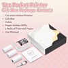 ASprink T02 Sticker Printer with 3 Paper Rolls Gift Box