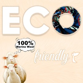 DANA XU 100% Merino Wool Extra Large Pashmina Blanket Travel Scarf Cashmere Wrap for Women Fall Winter Oversize Shawl Floral