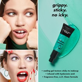 e.l.f. Power Grip Primer, Gel-Based & Hydrating Face Primer For Smoothing Skin & Gripping Makeup, Moisturizes & Primes, 0.811 Fl Oz (24 ml)"