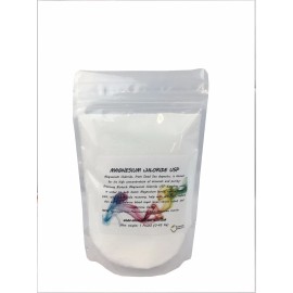 Cloruro de Magnesio Grado Farmacéutico 100% Comestible "Greenway Biotech" 1 Libra