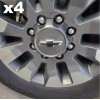 Advanced Trims x4 Gloss Black BowTie PLASTIC WHEEL OVERLAYS 2022-2025