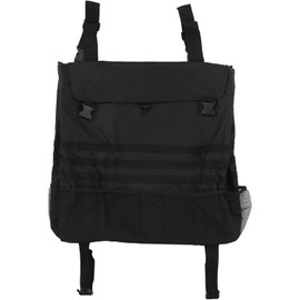 Bolsa de Almacenamiento de Coche Resistente de Tela Ox, Bolsa de Basura para Neum¨¢ticos de Repuesto de Gran Capacidad, Hebillas de Ajuste para Acampar Al Aire (Negro)