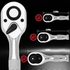 DSBYKJ 3-Piece Elbow Ratchet Set in Different Sizes, 1/2, 3/8,