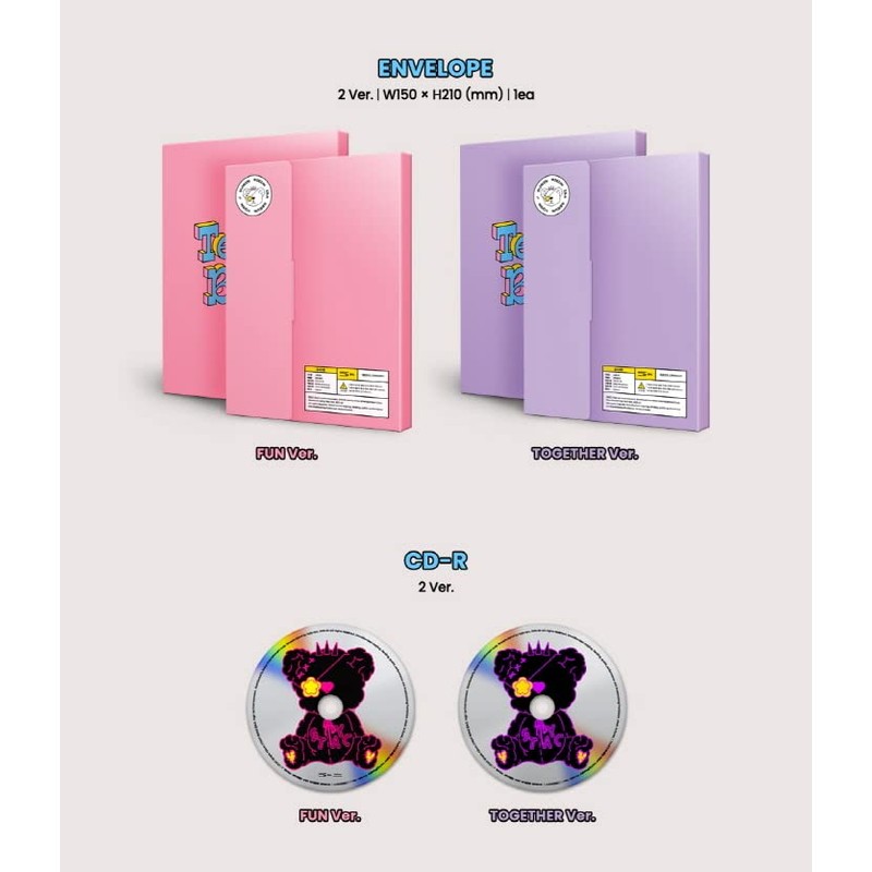 STAYC - Teddy Bear 4th Single Album+Folded Poster (Fun ver,