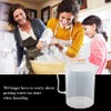 Plastic Measuring Jugs, Multi Function Measuring Jugs Set Heat-Resistant Clear