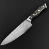 8 Inch Professional Damascus Steel Kitchen Chef Knife with Resin