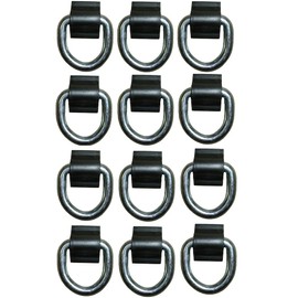 Reliable Aftermarket Parts Our Name Says It All WR15 3/8" 12 Weld On D Rings for Rope Tie Down Motorcycle ATV Truck Trailer
