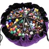 SIQUK Large Dice Bag with Pockets Big Capacity Dice Bag