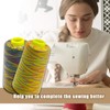 Serger Thread, All-Purpose Thread for Sewing, Rainbow Thread, Variegated Polyester