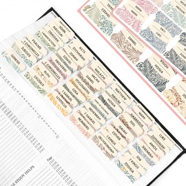 Bible Tabs,Laminated Tab for Women and Men,Reposition Large Print Stickers,Easy to Read and Apply Bible Index Tabs,Easy Navigation and Quick Reference,Leaves
