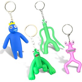kokoroyoshi Rainbow Friends Keychain (Pink 4), pink 4