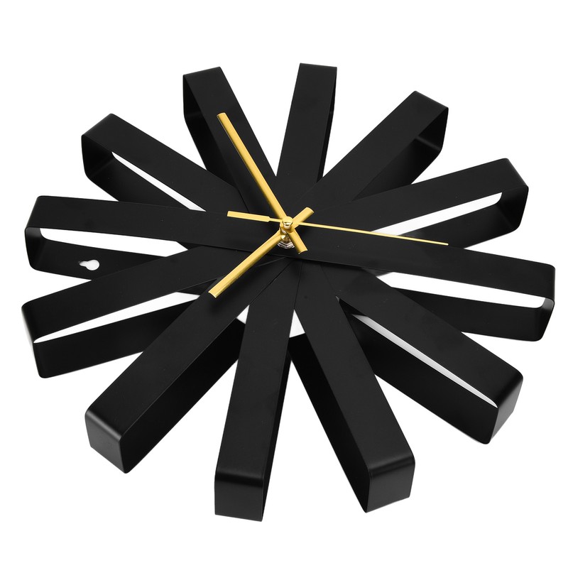Living Room Clock Stainless Steel Silent Movement Creativity Wall Clock