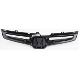 Garage-Pro Grille Assembly Compatible with 2003-2005 Honda Accord Painted Black Shell and Insert Sedan