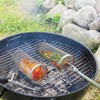 Stainless Steel Cylindrical BBQ Basket Reusable Round Grill Net, Perfect