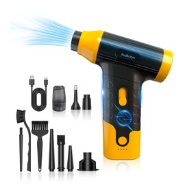 Cordless Electric Compressed Air Duster - 150000 MRP Electric air Blower for Cleaning Keyboard, PC, Cameras, Electric Air Pump for Inflatable Cushions, Air Mattress Beds, Boats, Swimming Ring