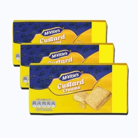 Linenvale McVities Custard Creams Pack of 3, 300g