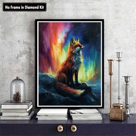 Zariocy Paint by Numbers Kits for Adults -Animals DIY Oil Paintings Canvas Acrylic Paint Set - Fox Paint by Numbers Kit for Beginners and Ideal for Home Decor 16x20 inch-27