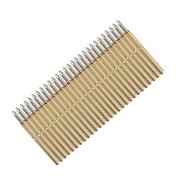 Spring Loaded Spring Probe, Spring Test Probe Pin Test Pogo P75 Pogo Test Probe Pogo Pin Test Tools Needle Straight Up Pointed Type PCB Testing Pin Spring Pack of 100