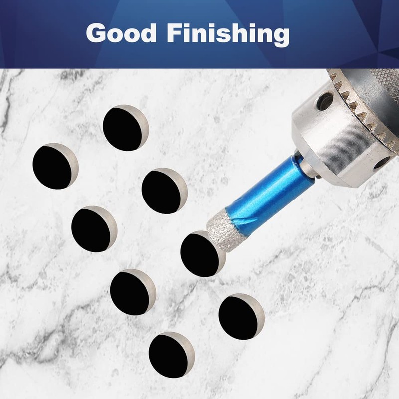 Diamond Drill Bit 12mm,BRSCHNITT 3pcs/Pack 1/2 Inch Diamond Hole Saw