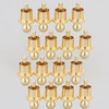 16Pcs Gold Plated RCA Caps Plug Short-Circuit Shielding Socket Protect