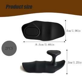 Gym Hand Grips for Men Women, Ergonomic Anti Slip Rubber Fingerless Workout Grip with Storage Pouch, Fitness Strength Training Hand Protector Gloves Accessories for Pull Ups Deadlifts Weightlifting