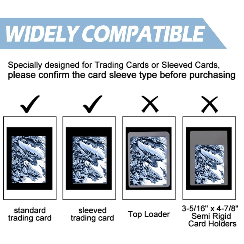 DRZERUI 2000 Pocket Card Binder，20 Pocket Card Binder for 2000