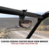 SAUTVS Center Rear View Mirror and Side Mirrors Kit for