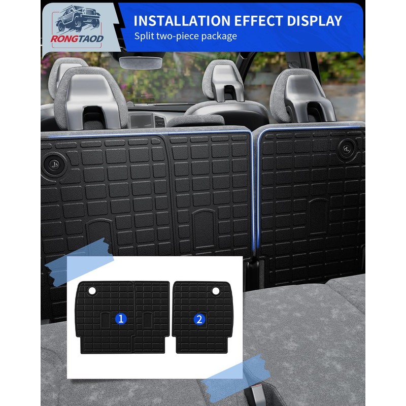 Rongtaod Back Seat Protector Compatible with 2022 2023 2024 2025