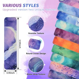 48 Pieces Anxiety Sensory Stickers with 2 Textured Sticker-Calming Stickers for Kids & Adults - Anxiety Relief Sensory Strips for Office & Classroom Must Haves（Fantasy Style）