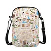 Peter Cross Body Bag Neverland Map Messenger Bag Neverland Trip