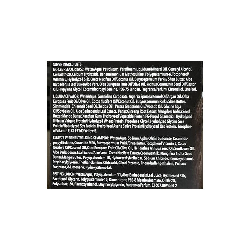 J/S ULTRA SHEEN SUPREME RELAXER NO-LYE KIT 2 APPL -