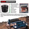 KF04060BK 8-Piece Superior Silicone Cab Mount Bushings Kit for Ford