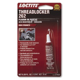 12/PACK LOCTITE THREADLOCKER 262 - HIGH STRENGTH RED