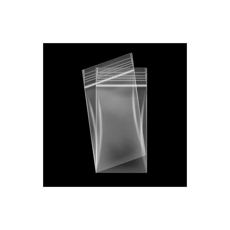 100 Plastic Bags Grip Seal CHOOSE YOUR SIZE Zip Lock