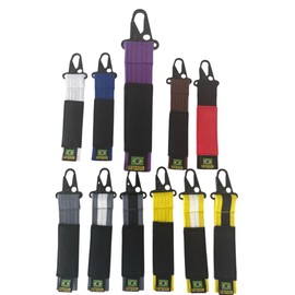 Jiu Jitsu Keychains Mini Belt Martial Arts Brazilian Jiu Jitsu (PURPLE)