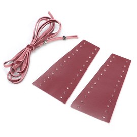 2pcs Motorcycle Lever Brake Clutch Cover Microfiber Leather 15-18MM/0.59-0.71inBurgundy