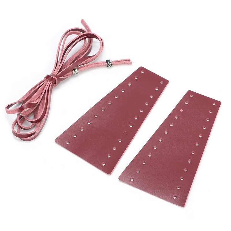 2pcs Motorcycle Lever Brake Clutch Cover Microfiber Leather 15-18MM/0.59-0.71inBurgundy
