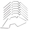 Stainless Steel Greenhouse Glass Clamp (Pack of 50) for Multi-Wall