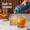 Mixology & Craft Matte Blue Bartender Kit – Cocktail Shaker