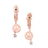 Nico-chan Earrings (e0006), Silver, Quartz