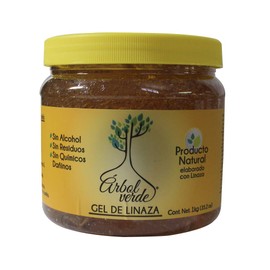 Gel fijador de cabello a base de Linaza Árbol Verde® Tradicional para una fijación moderada (1kg)