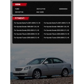 TAUTOY FJ660 Fuel Injectors 6PCS 2.5L 2.7L For Hyundai Santa Fe 01-06,Hyundai Sonata 99-05,Tiburon 03-08,Tucson 05-09,For Kia Magentis 01-06,Optima 01-06,Sportage 05-10,35310-37150