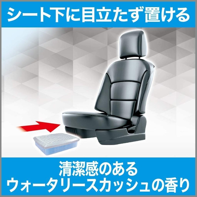 エステー クルマの消臭力 シート下専用 消臭芳香剤 車用 ウォータリースカッシュの香り 300g K-62