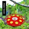 Hummzinger Highview, Hanging Hummingbird Feeder, Red (B)