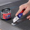 WORKPRO 50-Pack Utility Knife Blades with Dispenser, SK5 Steel Box
