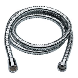 Schläfer 808390 Stainless Steel Shower Hose 120 cm with Double Anti-twist Protection Made in Germany Extremely Flexible, Twist-Proof, with Kink Protection Universal Connections G 1/2 Inch