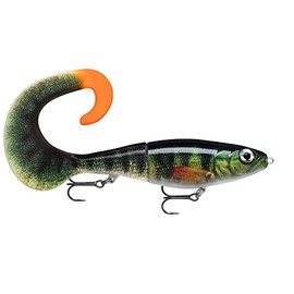 Rapala Unisex Adult X-Rap Otus Fishing Lure Artificial Lure with ABS Body and Soft PVC Fishtail Freshwater Spinning Bait Running Depth 0.5-1m Fishing Lure 17 cm Made in Estonia Live Perch 17 cm / 40 g