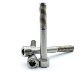 Hippo Hardware M8 (8mm X 100mm) Socket Cap Screw Hex Head Allen Bolts A2 Stainless Steel (Pack of 3)